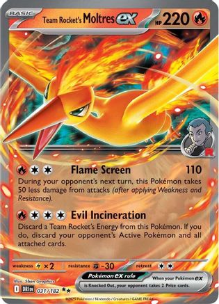 Team Rocket's Moltres ex 031/182 - [SV10 Destined Rivals] Holofoil