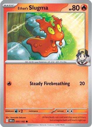 Ethan's Slugma 035/182 - [SV10 Destined Rivals] Reverse Holofoil