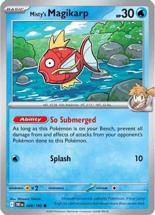 Misty's Magikarp 048/182 - [SV10 Destined Rivals] Reverse Holofoil