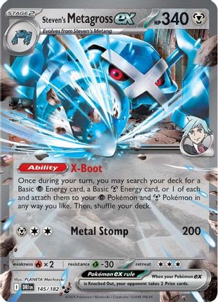 Steven's Metagross ex 145/182 - [SV10 Destined Rivals] Holofoil