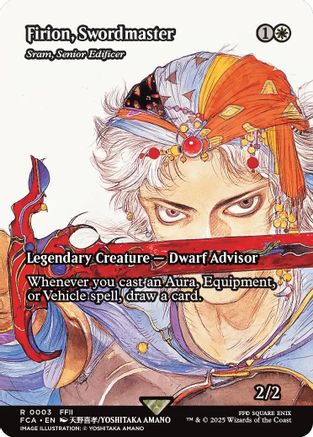Firion, Swordmaster - Sram, Senior Edificer (Showcase) (FCA-003) - [FINAL FANTASY: Through the Ages] Foil