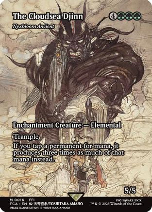 The Cloudsea Djinn - Nyxbloom Ancient (Showcase) (FCA-016) - [FINAL FANTASY: Through the Ages]