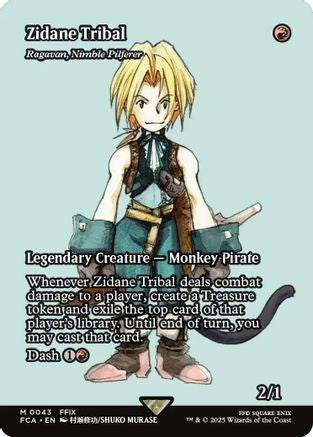 Zidane Tribal - Ragavan, Nimble Pilferer (Showcase) (FCA-043) - [FINAL FANTASY: Through the Ages]