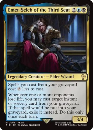 Emet-Selch of the Third Seat (FIC-081) - [Commander: FINAL FANTASY]