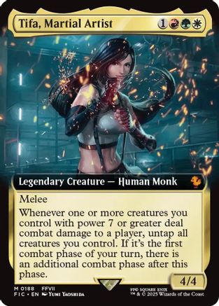 Tifa, Martial Artist (Extended Art) (FIC-188) - [Commander: FINAL FANTASY] Foil