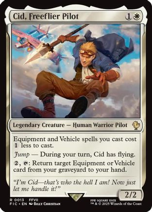 Cid, Freeflier Pilot (FIC-013) - [Commander: FINAL FANTASY]
