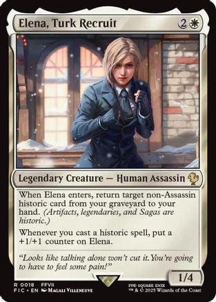 Elena, Turk Recruit (FIC-018) - [Commander: FINAL FANTASY]