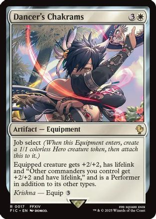 Dancer's Chakrams (FIC-017) - [Commander: FINAL FANTASY]