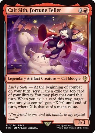 Cait Sith, Fortune Teller (FIC-054) - [Commander: FINAL FANTASY]
