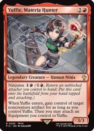 Yuffie, Materia Hunter (FIC-065) - [Commander: FINAL FANTASY]