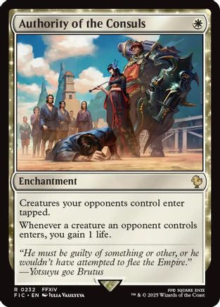 Authority of the Consuls (FIC-232) - [Commander: FINAL FANTASY]