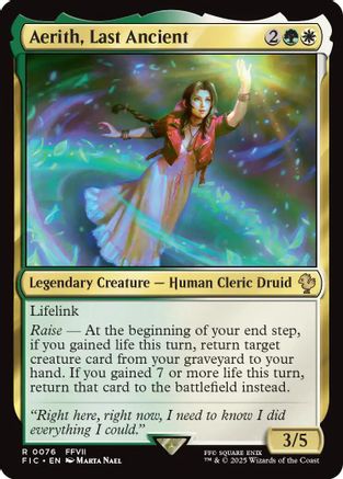 Aerith, Last Ancient (FIC-076) - [Commander: FINAL FANTASY]