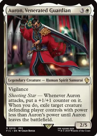 Auron, Venerated Guardian (FIC-010) - [Commander: FINAL FANTASY]
