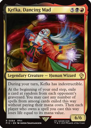 Kefka, Dancing Mad (FIC-084) - [Commander: FINAL FANTASY]