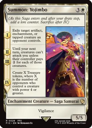 Summon: Yojimbo (FIC-028) - [Commander: FINAL FANTASY]