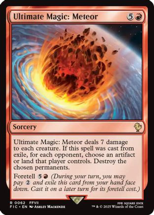 Ultimate Magic: Meteor (FIC-062) - [Commander: FINAL FANTASY]