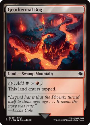 Geothermal Bog (FIC-399) - [Commander: FINAL FANTASY]