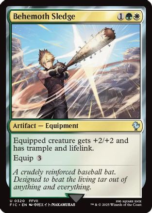 Behemoth Sledge (FIC-320) - [Commander: FINAL FANTASY]