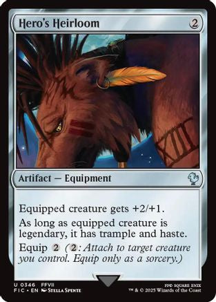 Hero's Heirloom (FIC-346) - [Commander: FINAL FANTASY]