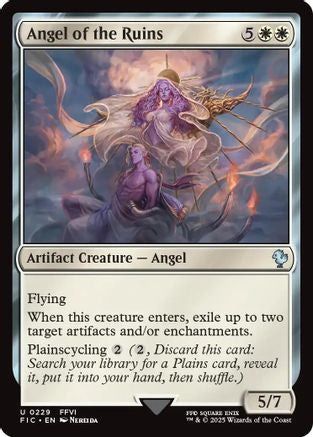 Angel of the Ruins (FIC-229) - [Commander: FINAL FANTASY]