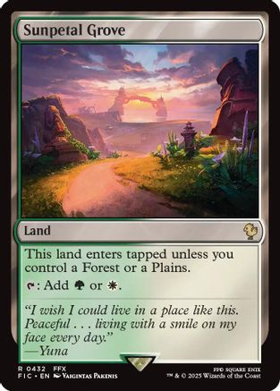Sunpetal Grove (FIC-432) - [Commander: FINAL FANTASY]