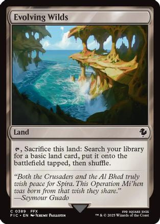 Evolving Wilds (FIC-389) - [Commander: FINAL FANTASY]