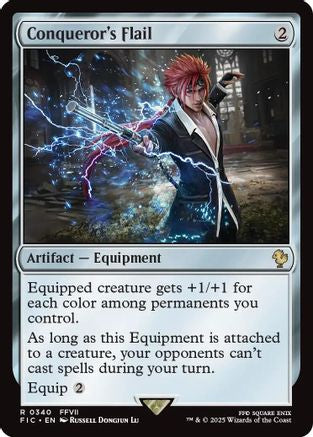 Conqueror's Flail (FIC-340) - [Commander: FINAL FANTASY]