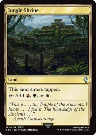 Jungle Shrine (FIC-406) - [Commander: FINAL FANTASY]