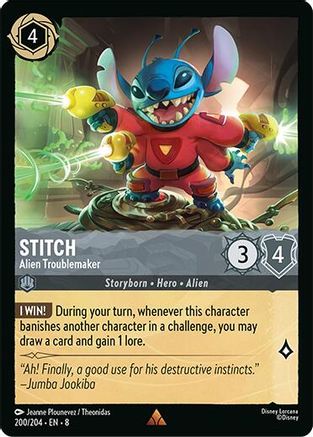 Stitch - Alien Troublemaker (200/204) - [ Reign of Jafar ]