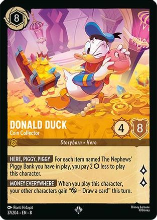 Donald Duck - Coin Collector (37/204) - [ Reign of Jafar ]