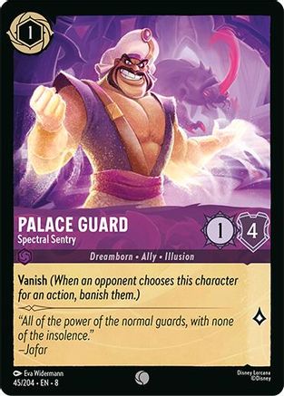 Palace Guard - Spectral Sentry (45/204) - [ Reign of Jafar ] Cold Foil