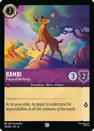 Bambi - Prince of the Forest (57/204) - [ Reign of Jafar ] Cold Foil