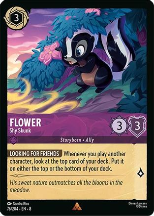 Flower - Shy Skunk (76/204) - [ Reign of Jafar ] Cold Foil