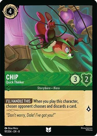 Chip - Quick Thinker (97/204) - [ Reign of Jafar ] Cold Foil
