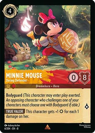 Minnie Mouse - Daring Defender (6/204) - [ Reign of Jafar ] Cold Foil