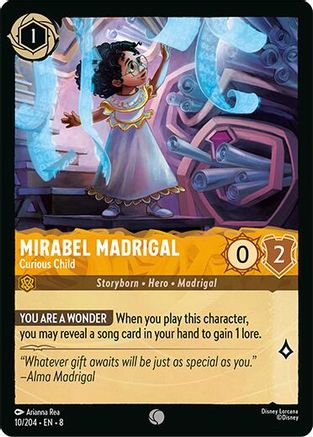 Mirabel Madrigal - Curious Child (10/204) - [ Reign of Jafar ] Cold Foil