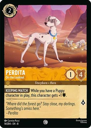 Perdita - On the Lookout (14/204) - [ Reign of Jafar ] Cold Foil