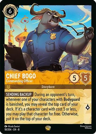 Chief Bogo- Commanding Officer (18/204) - [ Reign of Jafar ]