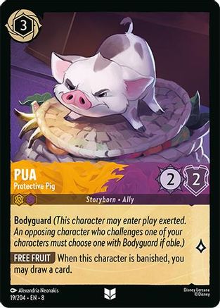 Pua - Protective Pig (19/204) - [ Reign of Jafar ] Cold Foil