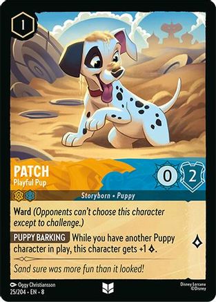 Patch - Playful Pup (25/204) - [ Reign of Jafar ]
