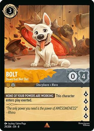 Bolt - Down but Not Out (29/204) - [ Reign of Jafar ]