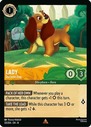 Lady - Decisive Dog (33/204) - [ Reign of Jafar ] Cold Foil