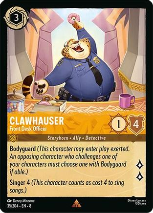 Clawhauser - Front Desk Officer (35/204) - [ Reign of Jafar ]