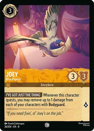 Joey - Blue Pigeon (36/204) - [ Reign of Jafar ] Cold Foil