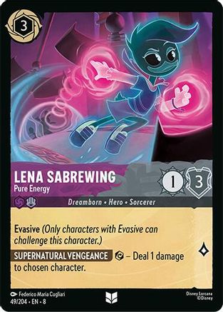 Lena Sabrewing -- Pure Energy (49/204) - [ Reign of Jafar ] Cold Foil