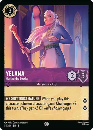 Yelana - Northuldra Leader (55/204) - [ Reign of Jafar ] Cold Foil