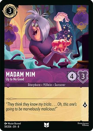 Madam Mim - Up to No Good (59/204) - [ Reign of Jafar ] Cold Foil