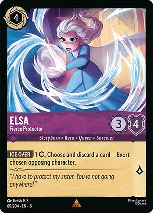 Elsa - Fierce Protector (60/204) - [ Reign of Jafar ] Cold Foil