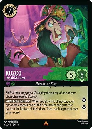 Kuzco - Impulsive Llama (67/204) - [ Reign of Jafar ]