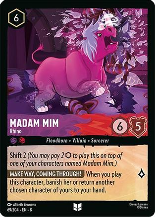Madam Mim - Rhino (69/204) - [ Reign of Jafar ] Cold Foil